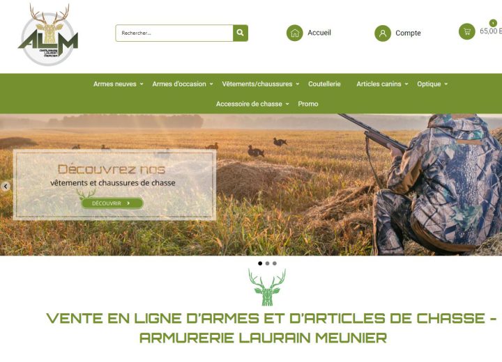 Armurerie Laurain Meunier par YL Solutions Web