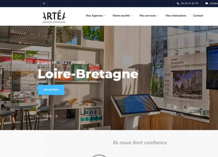 Artea Events par YL Solutions Web