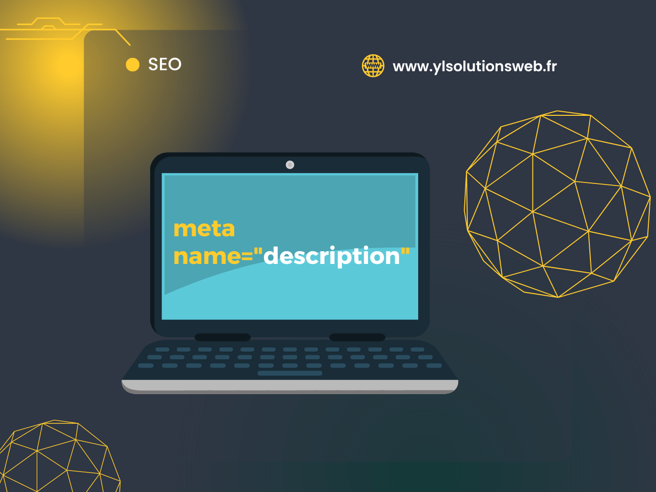 la meta description par YL Solutions Web