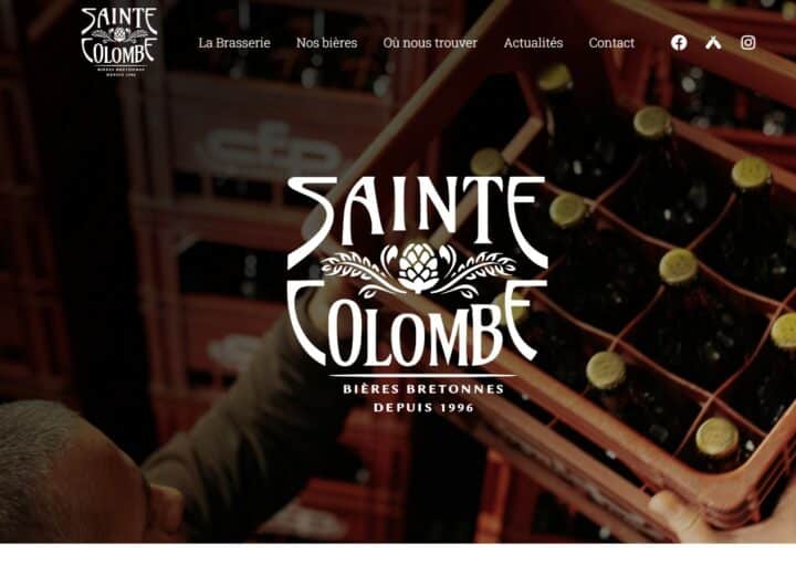 Brasserie Sainte Colombe par YL Solutions Web