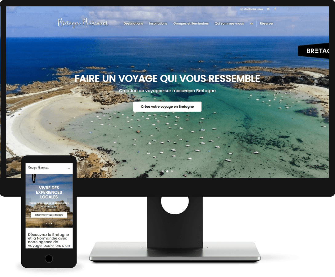 Bretagne Autrement par YL Solutions Web