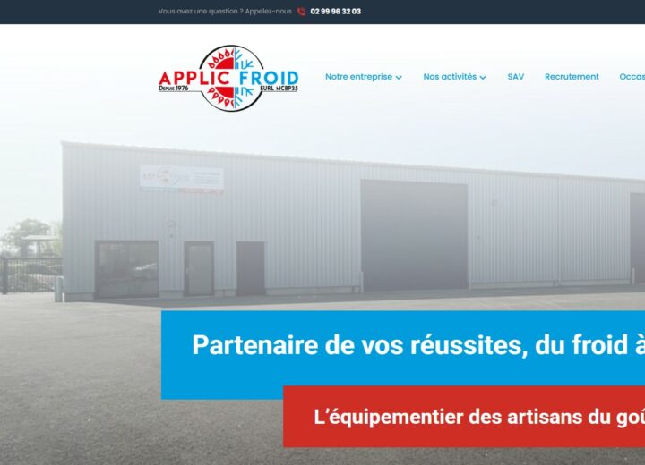 Applic'Froid par YL Solutions Web