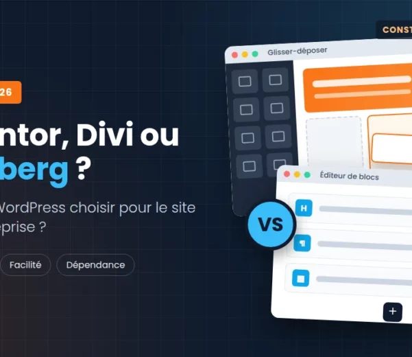 Comparatif 2026 des éditeurs WordPress : constructeur de pages contre éditeur de blocs natif par YL Solutions Web